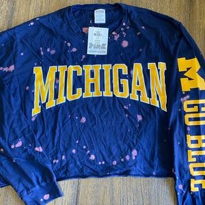 Victoria’s Secret Michigan Crop Top Rare